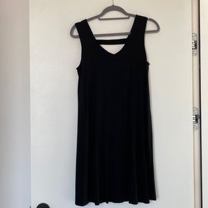 Cupio Women’s Black Knit Knee Length Dress PS NWOT